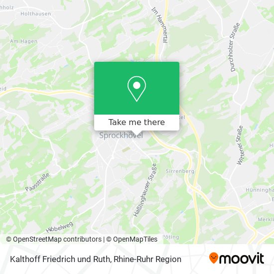 Kalthoff Friedrich und Ruth map