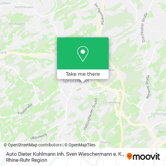 Auto Dieter Kuhlmann Inh. Sven Wieschermann e. K. map