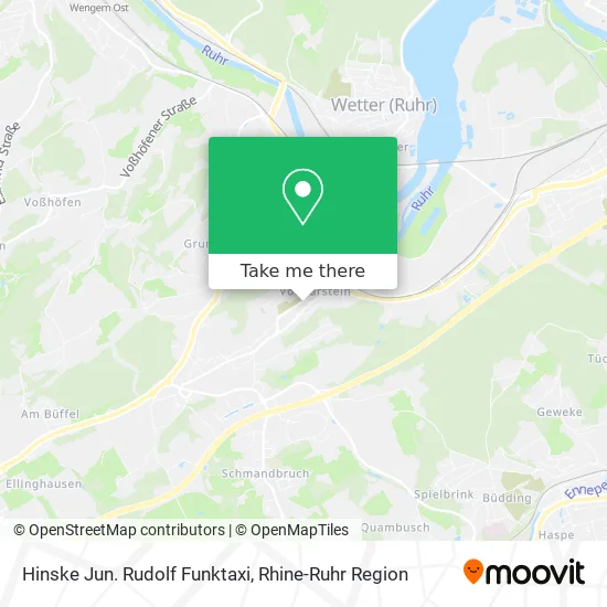 Карта Hinske Jun. Rudolf Funktaxi