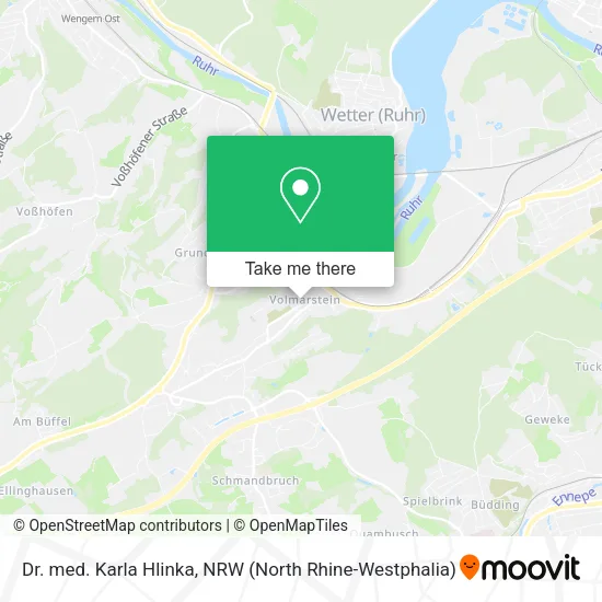 Карта Dr. med. Karla Hlinka