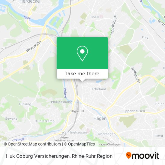 Huk Coburg Versicherungen map