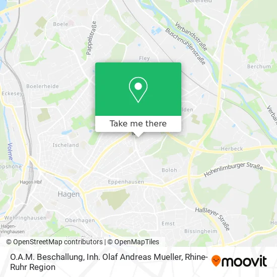 Карта O.A.M. Beschallung, Inh. Olaf Andreas Mueller