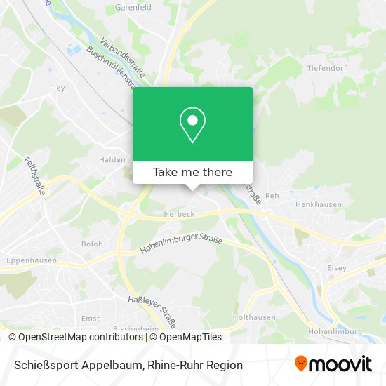 Schießsport Appelbaum map