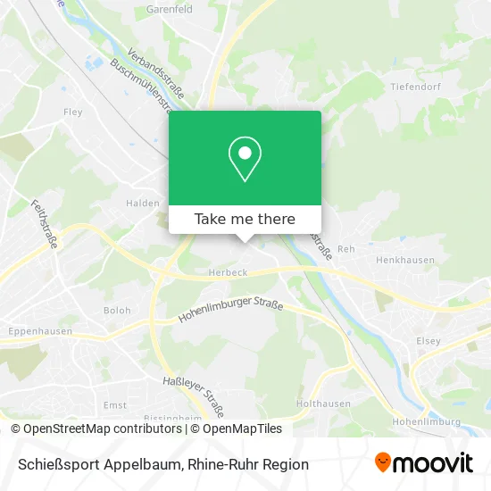 Schießsport Appelbaum map