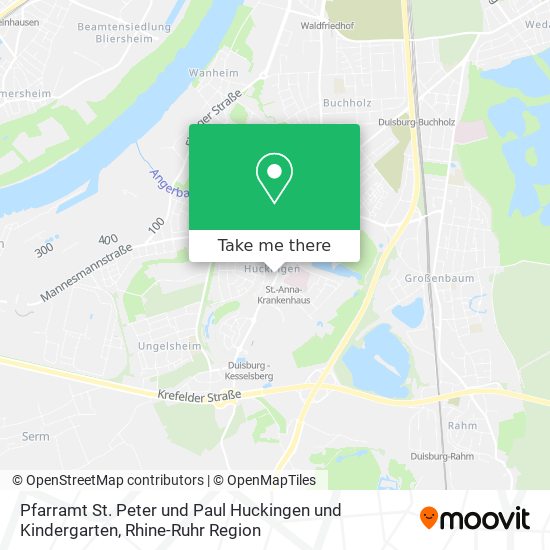 Pfarramt St. Peter und Paul Huckingen und Kindergarten map