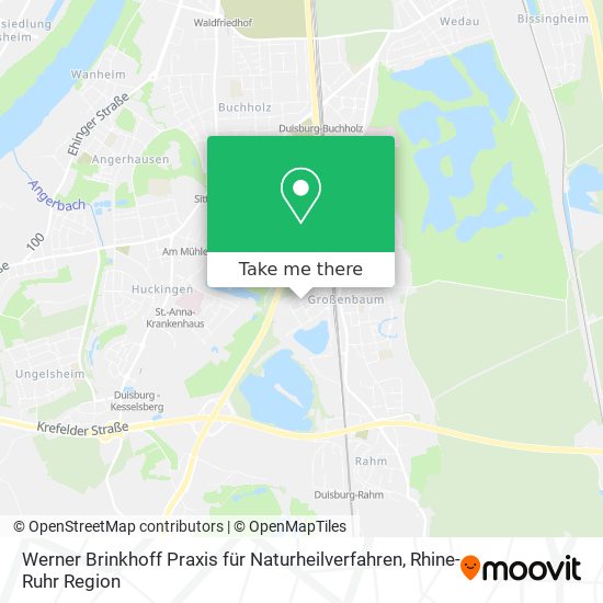 Карта Werner Brinkhoff Praxis für Naturheilverfahren