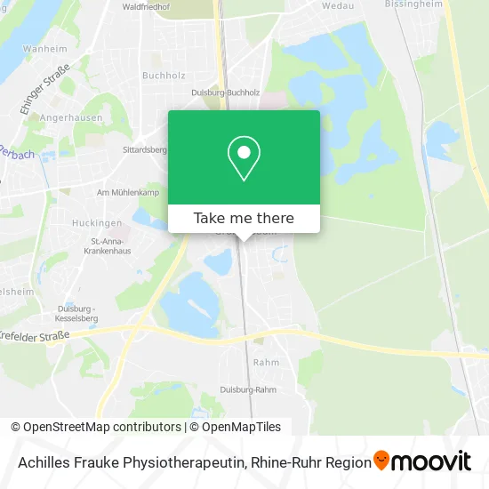 Карта Achilles Frauke Physiotherapeutin