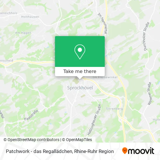 Patchwork - das Regallädchen map