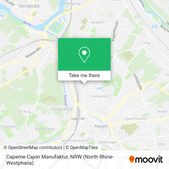 Карта Capeme Cajon Manufaktur