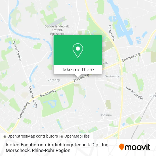 Карта Isotec-Fachbetrieb Abdichtungstechnik Dipl. Ing. Morscheck