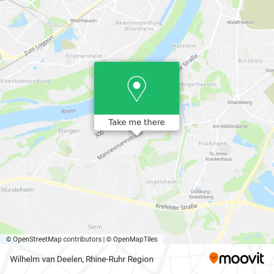 Карта Wilhelm van Deelen