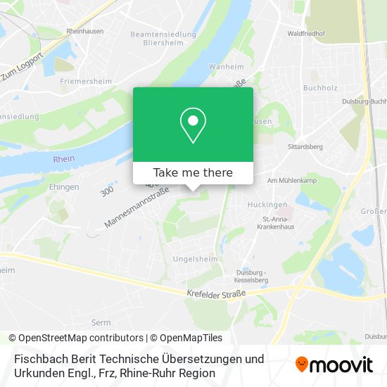 Fischbach Berit Technische Übersetzungen und Urkunden Engl., Frz map