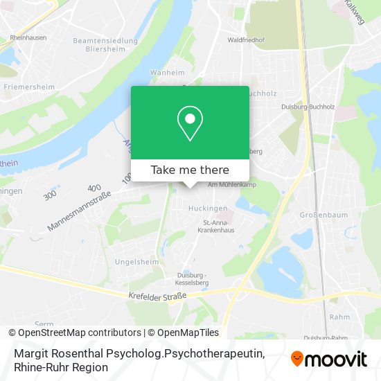 Margit Rosenthal Psycholog.Psychotherapeutin map