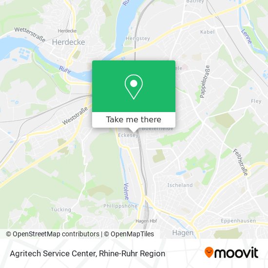 Agritech Service Center map