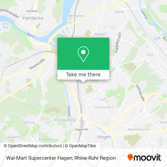 Wal-Mart Supercenter Hagen map