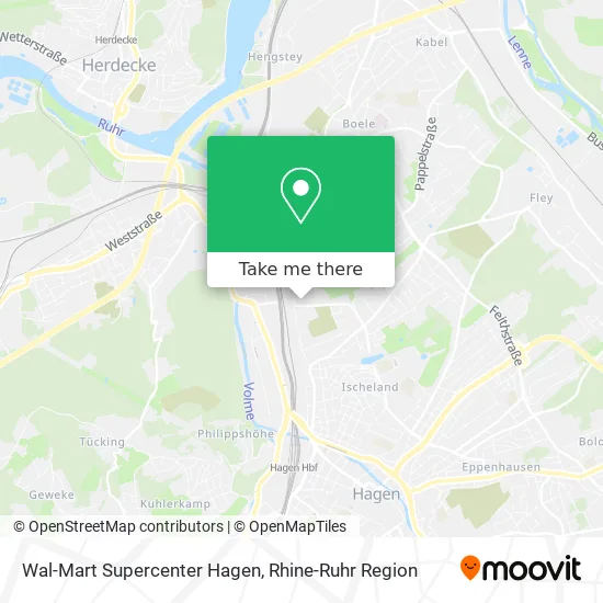 Карта Wal-Mart Supercenter Hagen