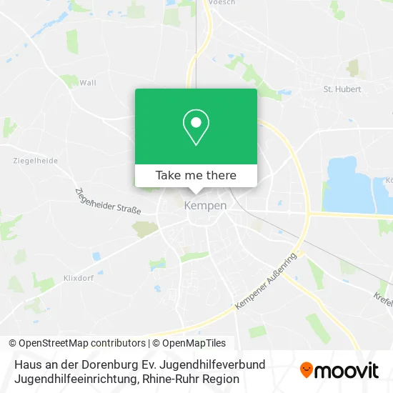 Haus an der Dorenburg Ev. Jugendhilfeverbund Jugendhilfeeinrichtung map