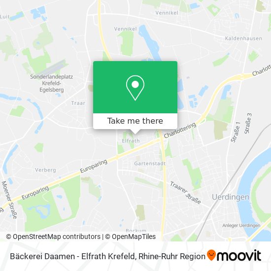 Bäckerei Daamen - Elfrath Krefeld map