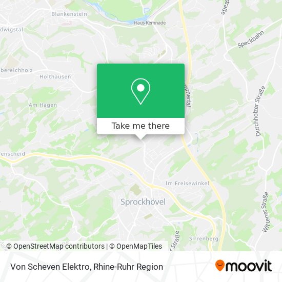 Von Scheven Elektro map