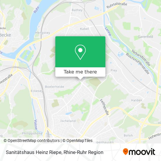Sanitätshaus Heinz Riepe map