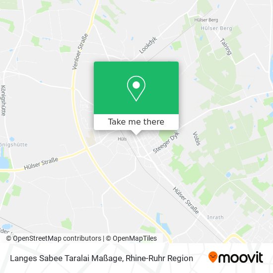 Langes Sabee Taralai Maßage map