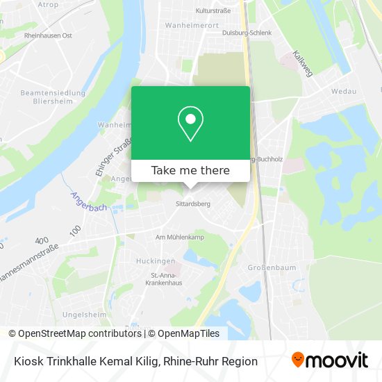 Kiosk Trinkhalle Kemal Kilig map