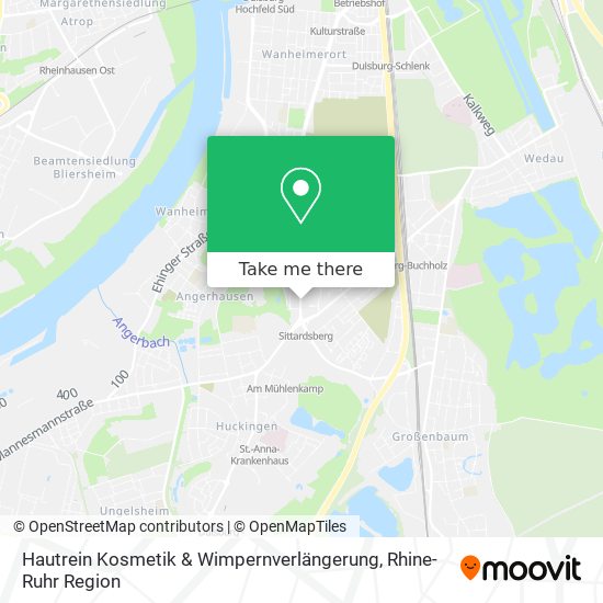 Hautrein Kosmetik & Wimpernverlängerung map