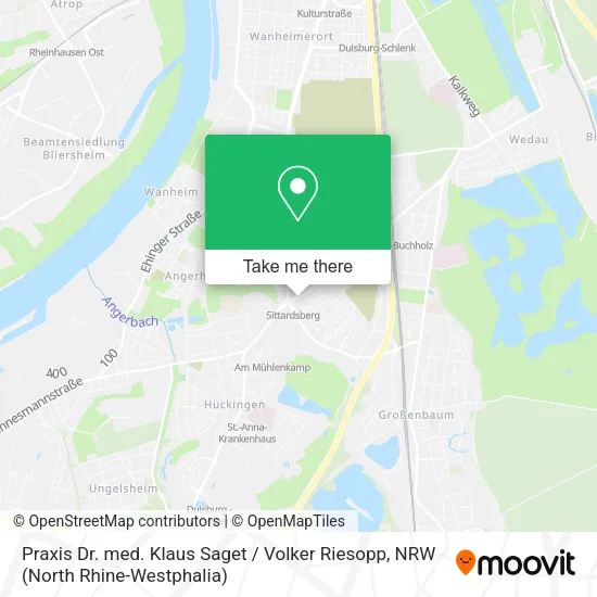 Praxis Dr. med. Klaus Saget / Volker Riesopp map