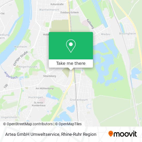 Artea GmbH Umweltservice map