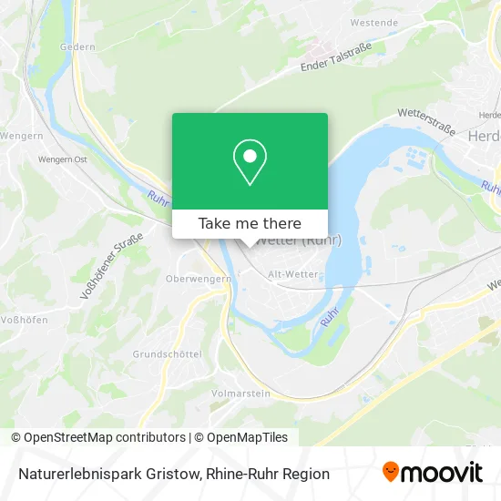 Карта Naturerlebnispark Gristow