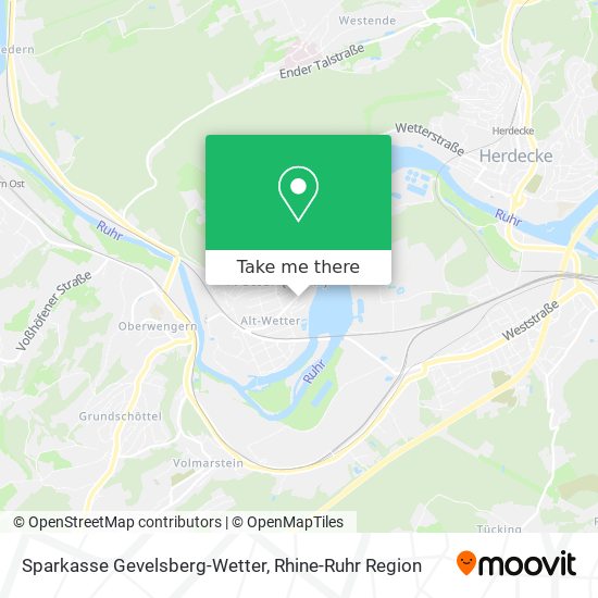 Sparkasse Gevelsberg-Wetter map