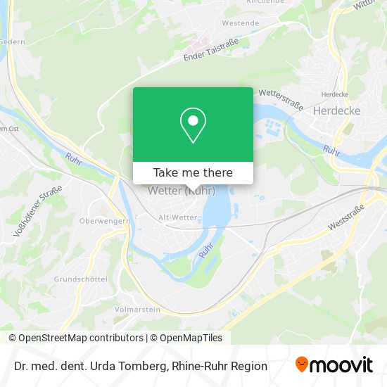 Dr. med. dent. Urda Tomberg map