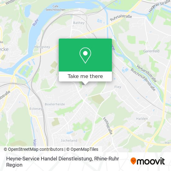 Heyne-Service Handel Dienstleistung map