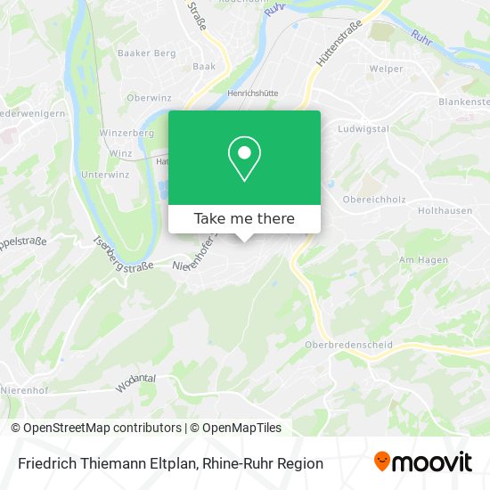 Карта Friedrich Thiemann Eltplan