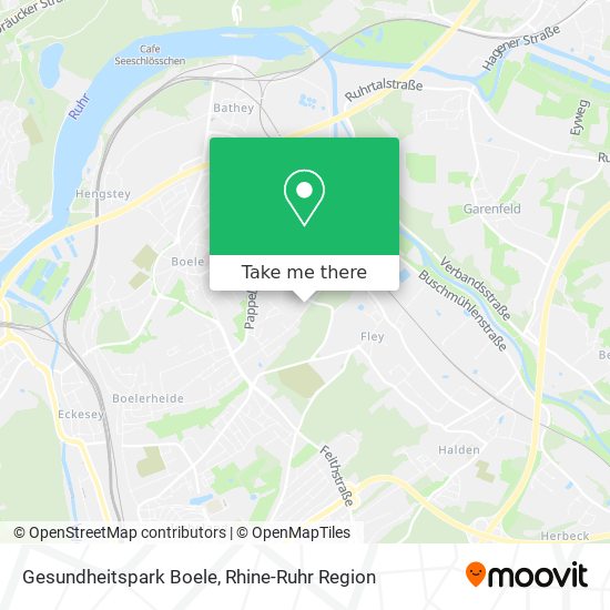 Gesundheitspark Boele map