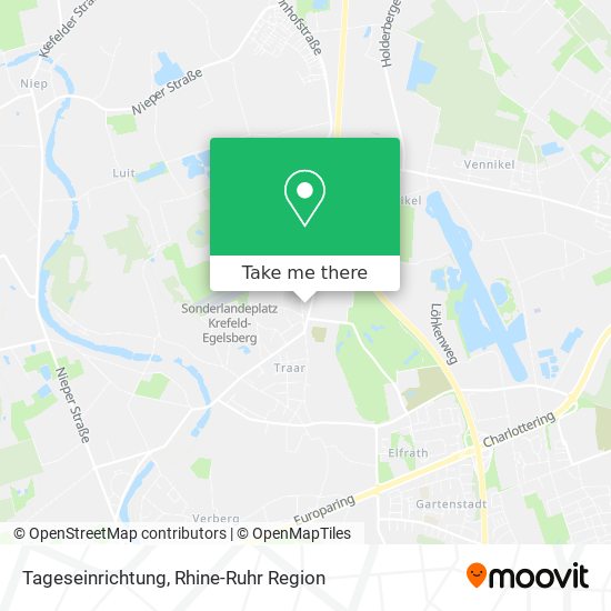 Карта Tageseinrichtung