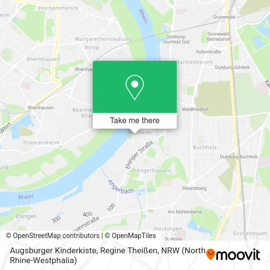 Карта Augsburger Kinderkiste, Regine Theißen