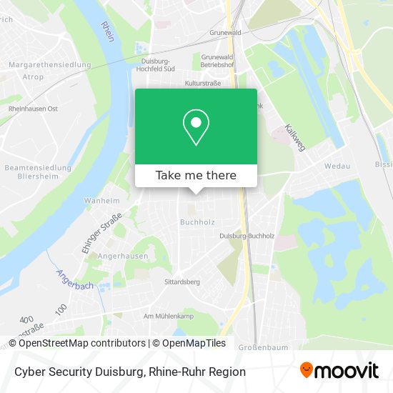 Cyber Security Duisburg map