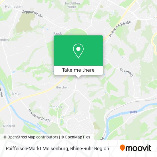 Raiffeisen-Markt Meisenburg map
