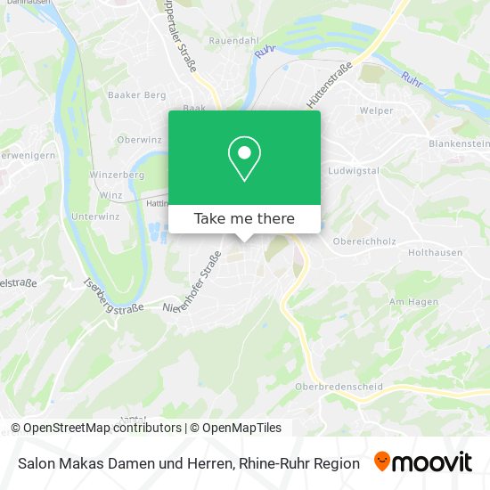 Salon Makas Damen und Herren map