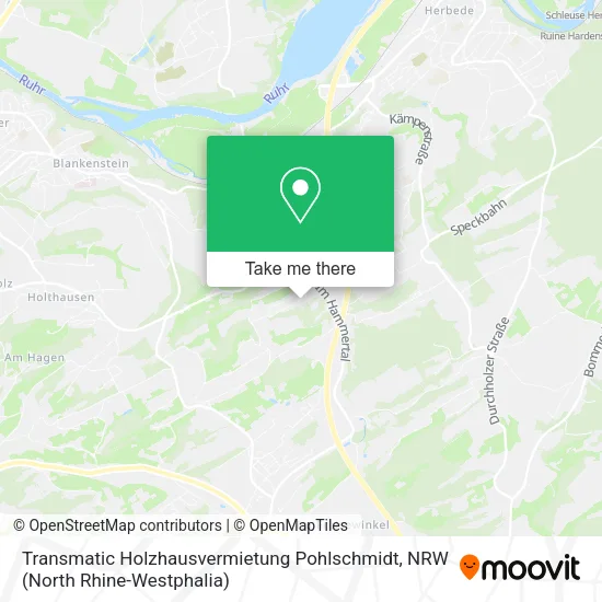 Transmatic Holzhausvermietung Pohlschmidt map