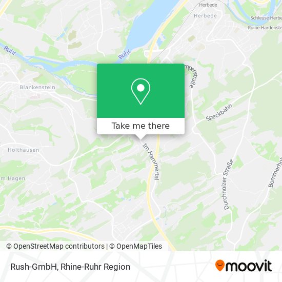 Rush-GmbH map