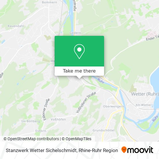 Stanzwerk Wetter Sichelschmidt map