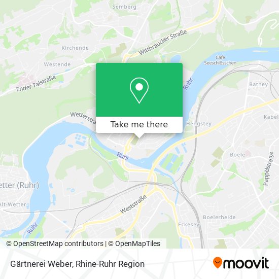 Gärtnerei Weber map