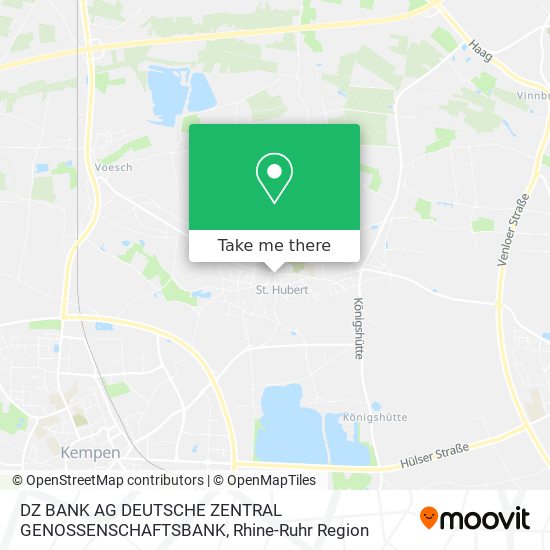 DZ BANK AG DEUTSCHE ZENTRAL GENOSSENSCHAFTSBANK map