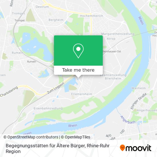 Begegnungsstätten für Ältere Bürger map