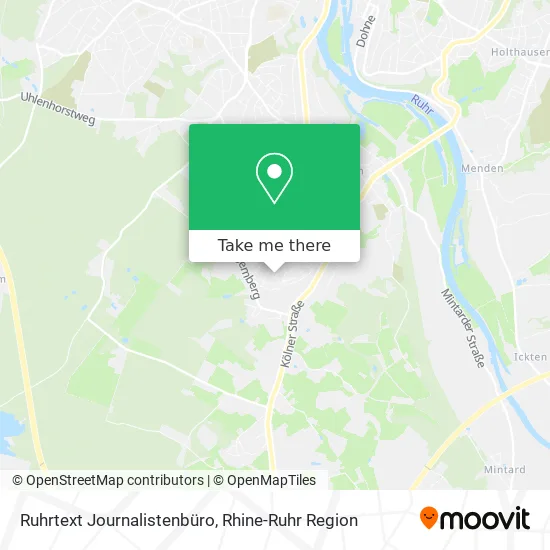 Ruhrtext Journalistenbüro map