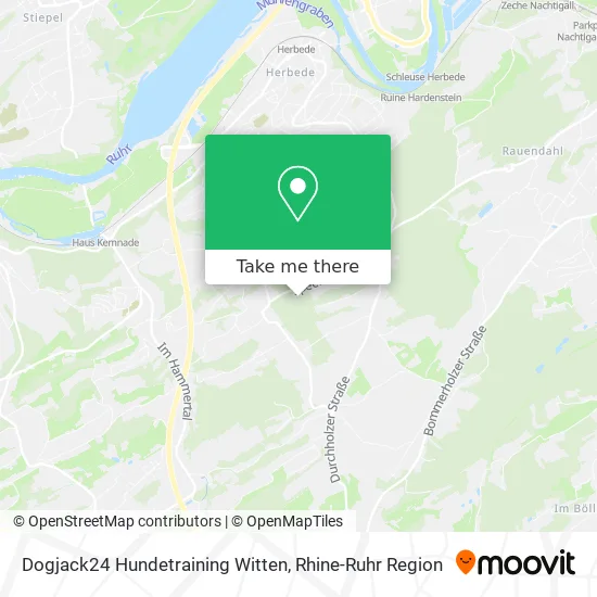 Карта Dogjack24 Hundetraining Witten