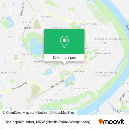 Rheingoldbunker map