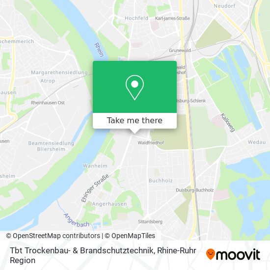 Tbt Trockenbau- & Brandschutztechnik map